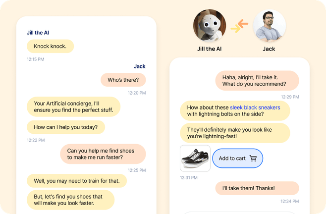 Engage shoppers with intelligent conversations